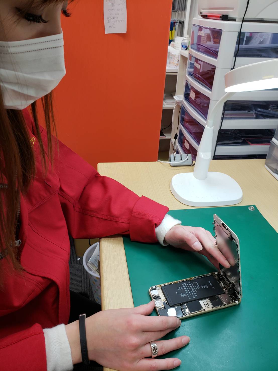 ７plusまでのバッテリー交換でご来店