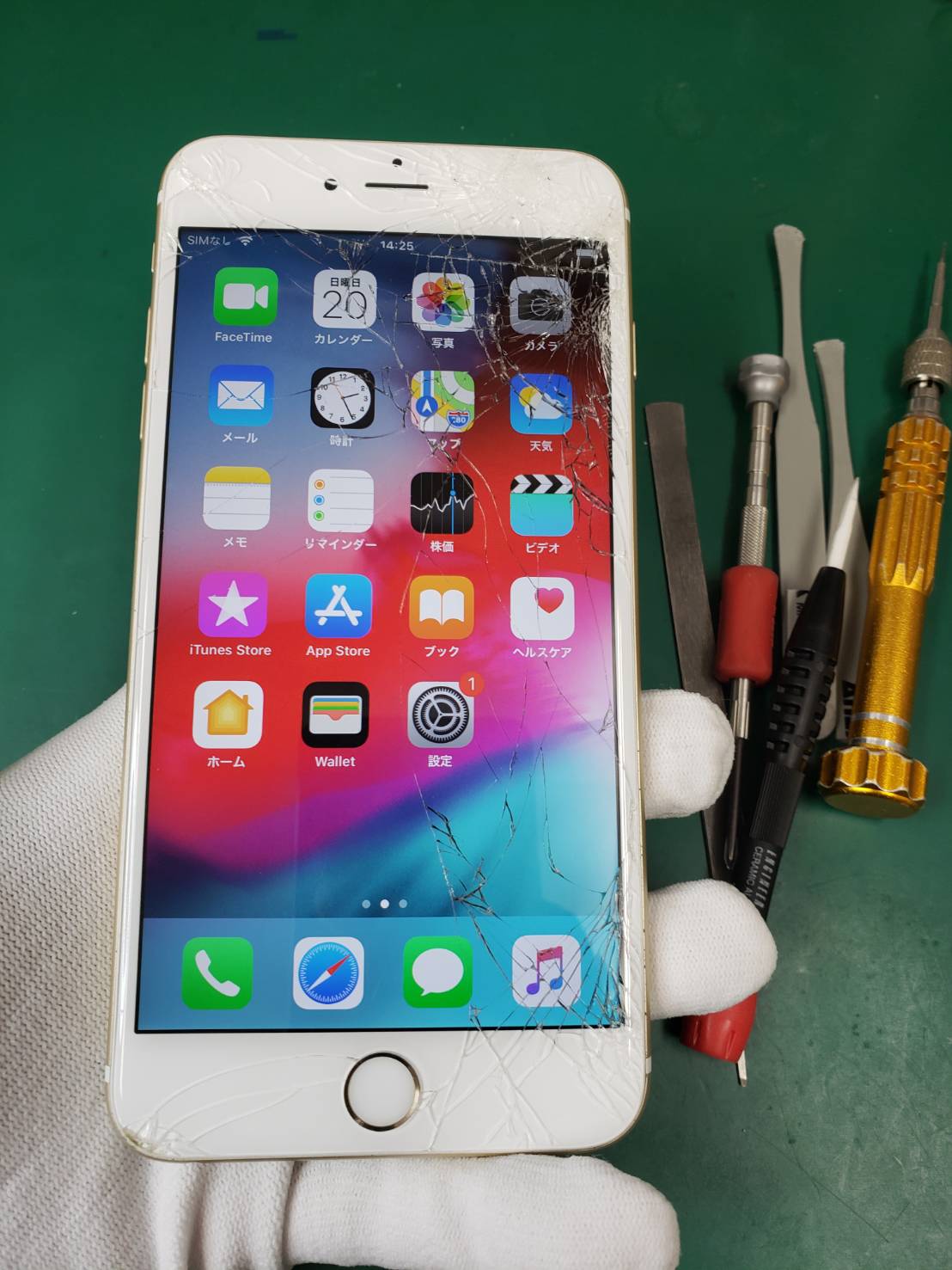 6splus  画面修理でご来店