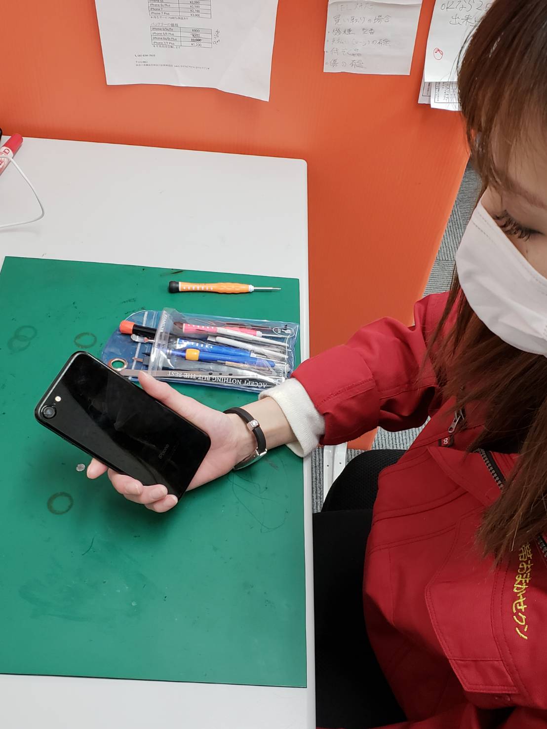 7 画面割れ修理でご来店