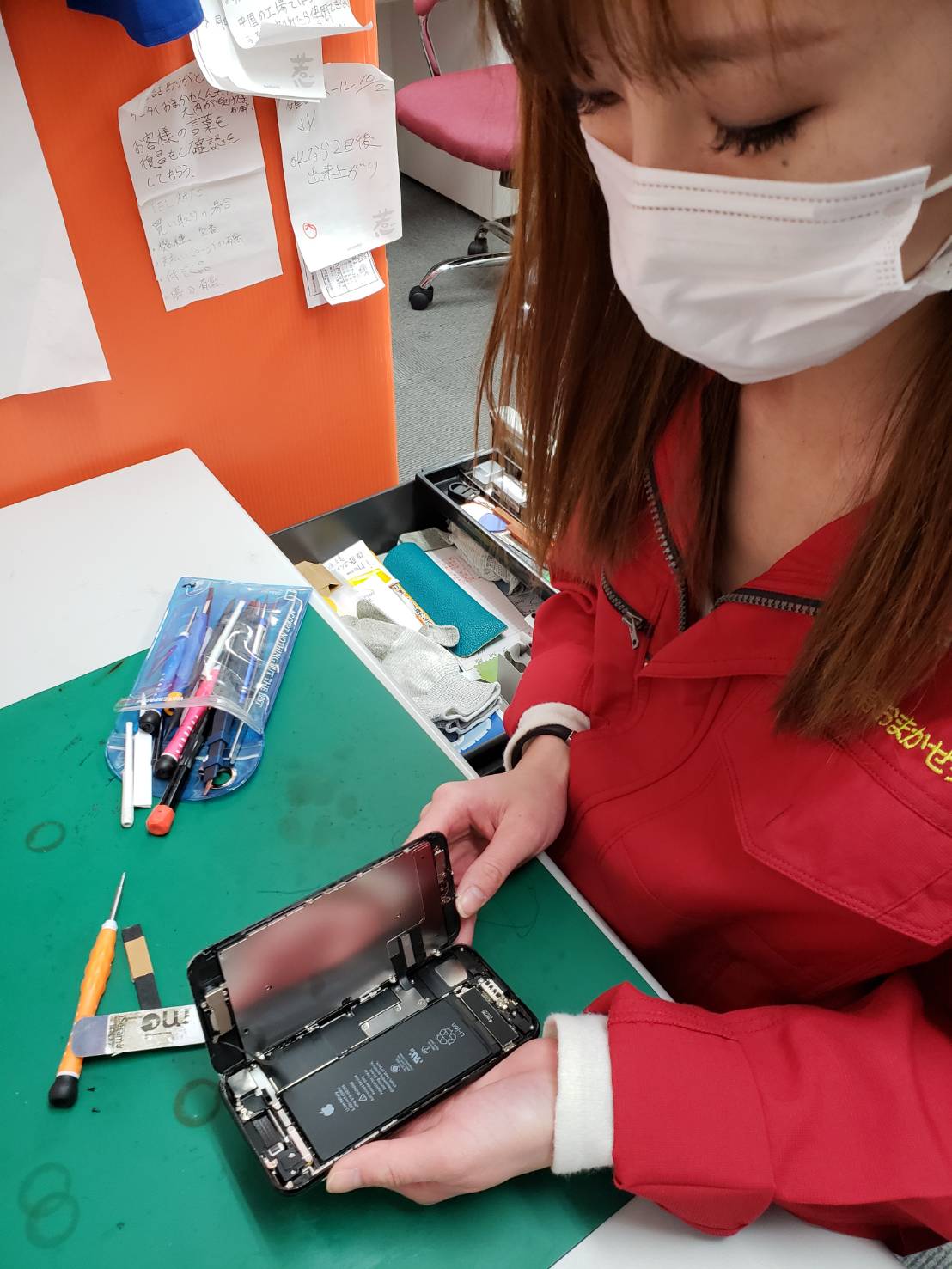 7 画面割れ修理でご来店