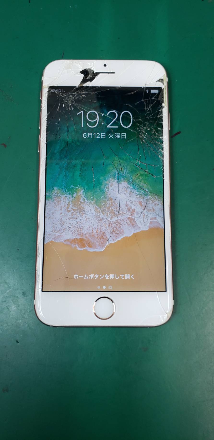 6s ガラス割れ修理でご来店