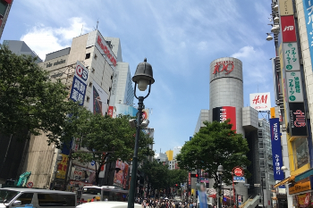 渋谷の町並み