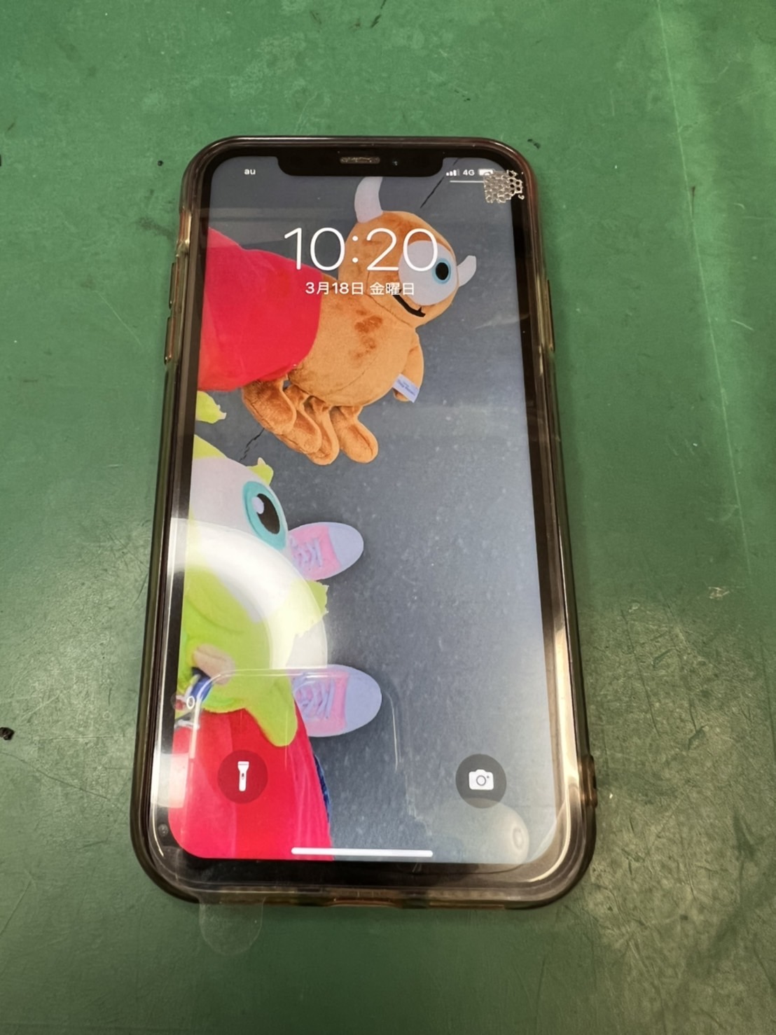 XR画面割れ修理でご来店