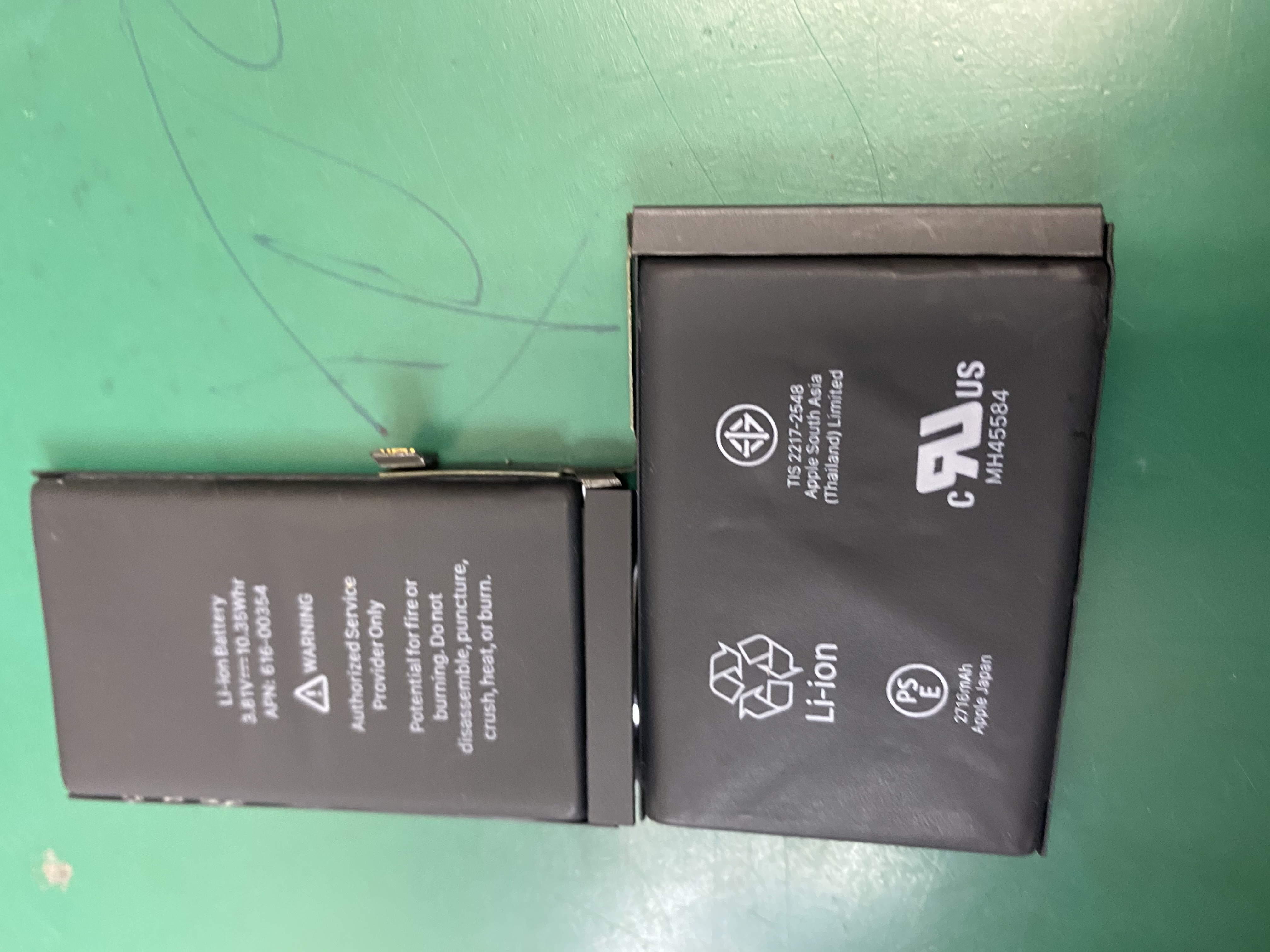 X バッテリー交換でご来店