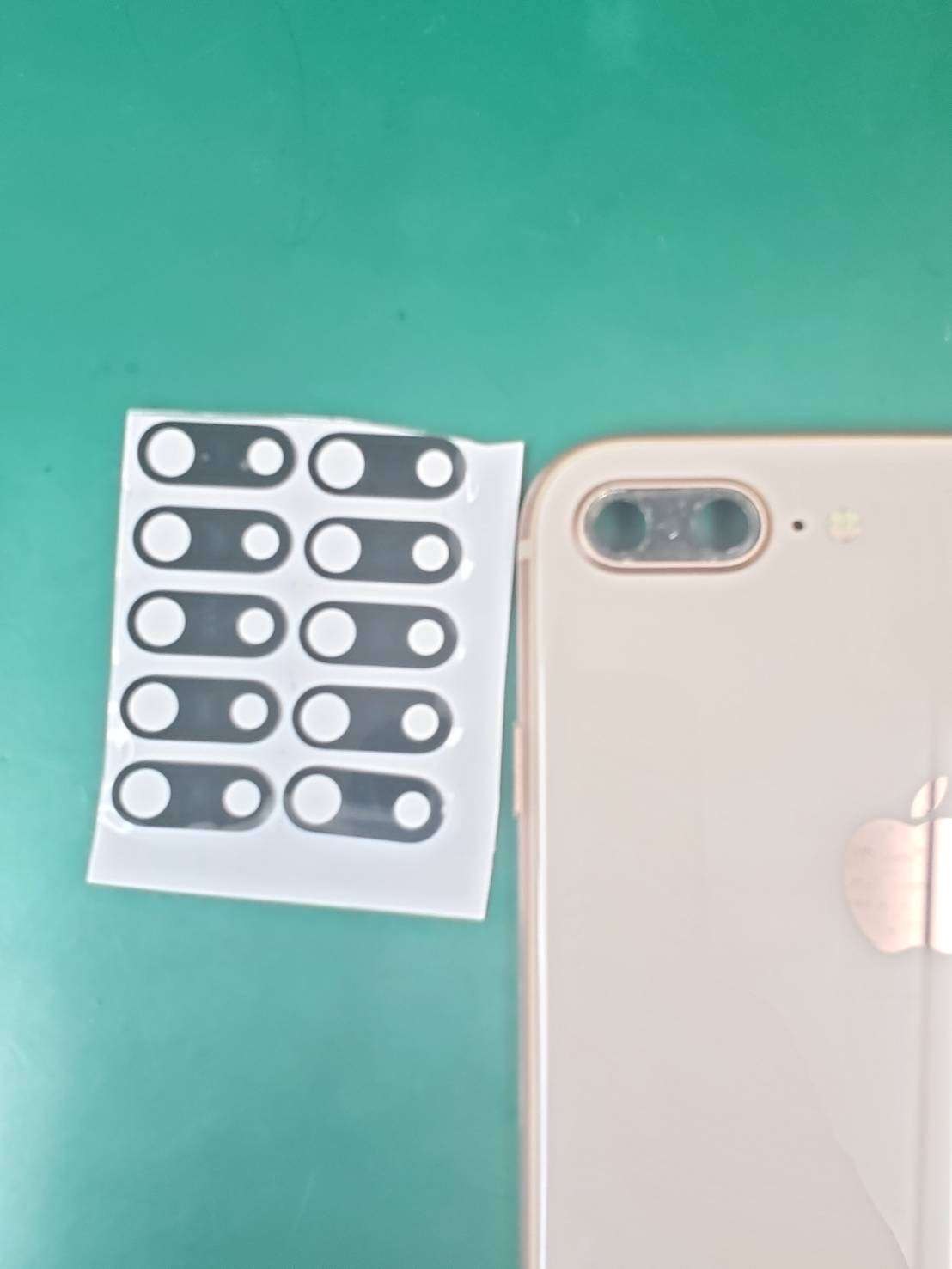 カメラレンズ修理後のiPhone 8plus