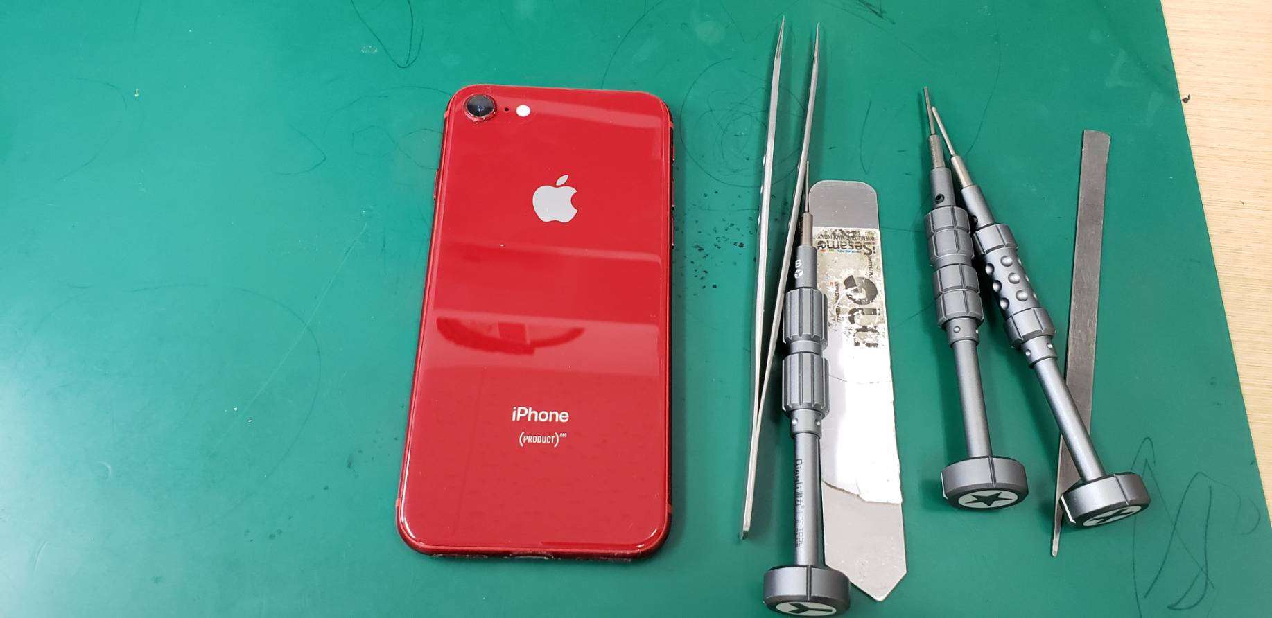 画面ひび割れ修理でご来店