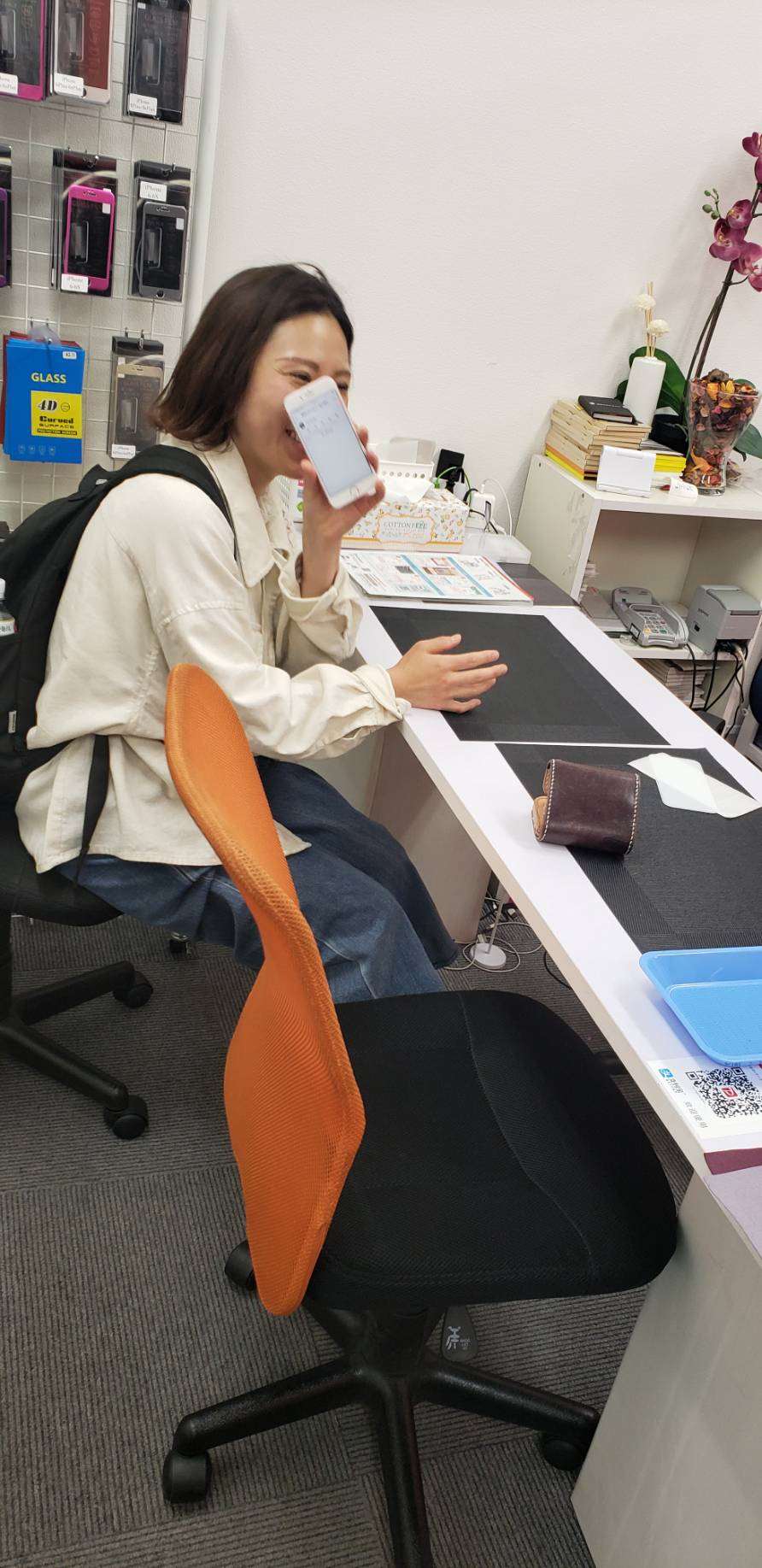 ６sの画面割れ修理でご来店のY様