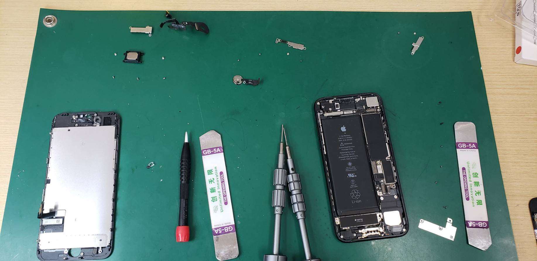 ７の画面修理でご来店