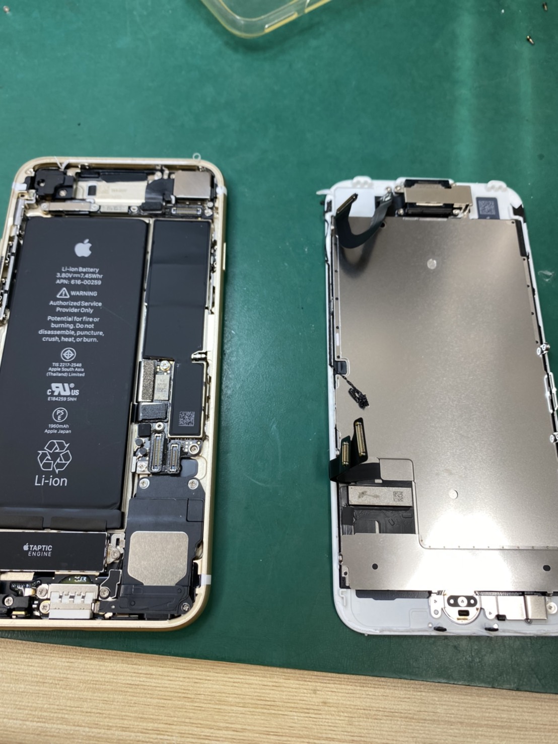 7 の画面割れ修理でご来店