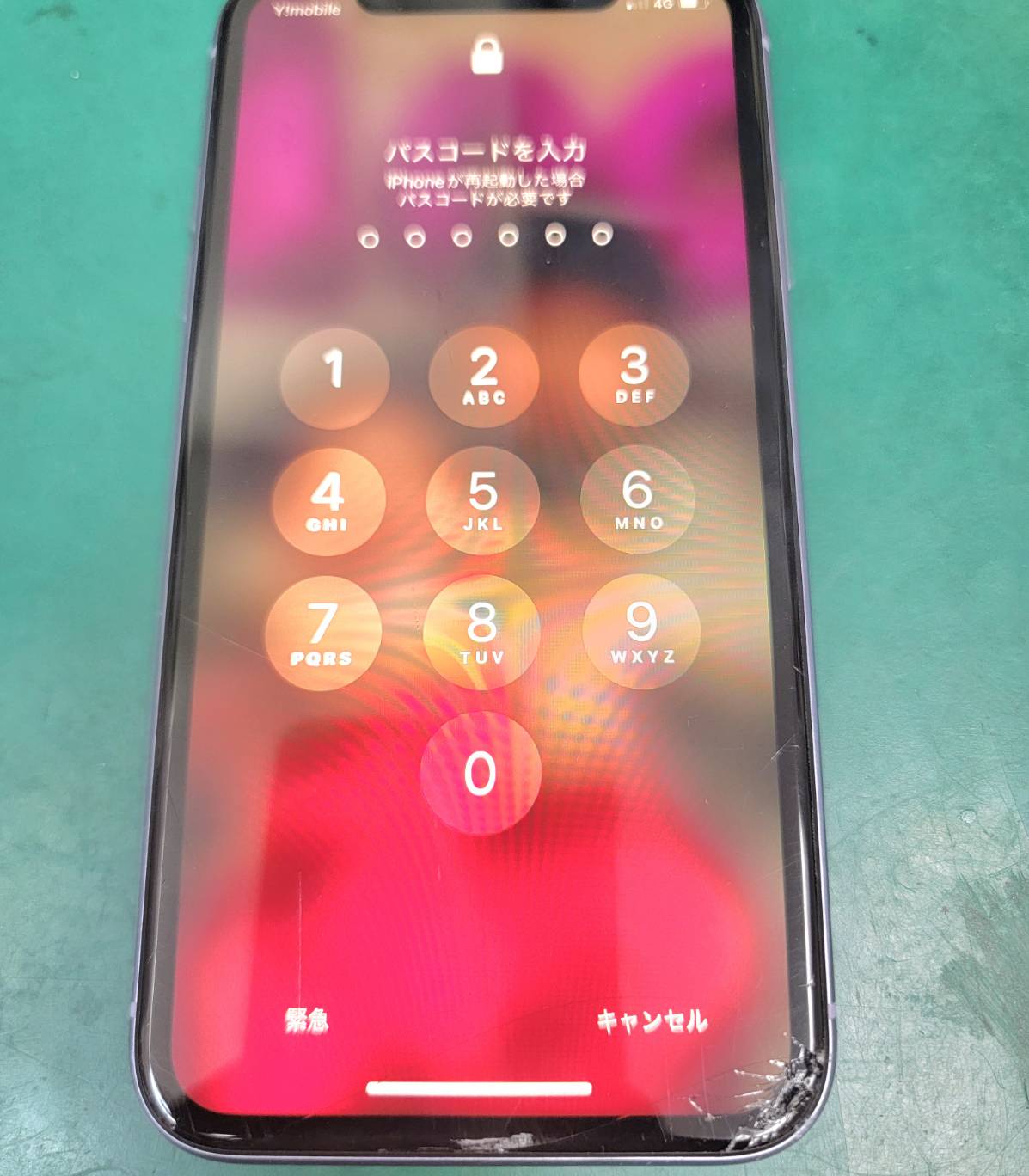 iPhone 修理様子